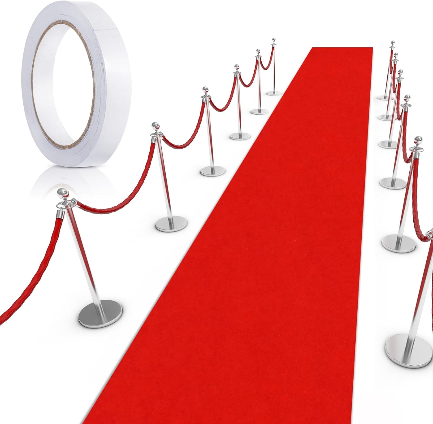 Preboun 26x60ft Red Carpet Runner for Events