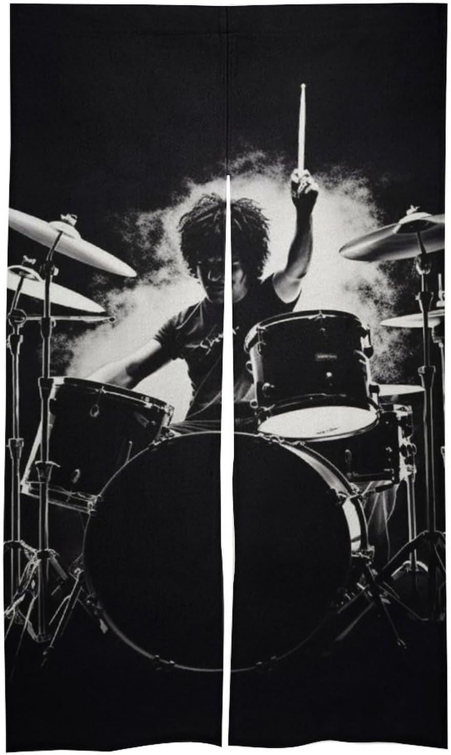 Drummer Door Cover Curtain 57x17 Inches