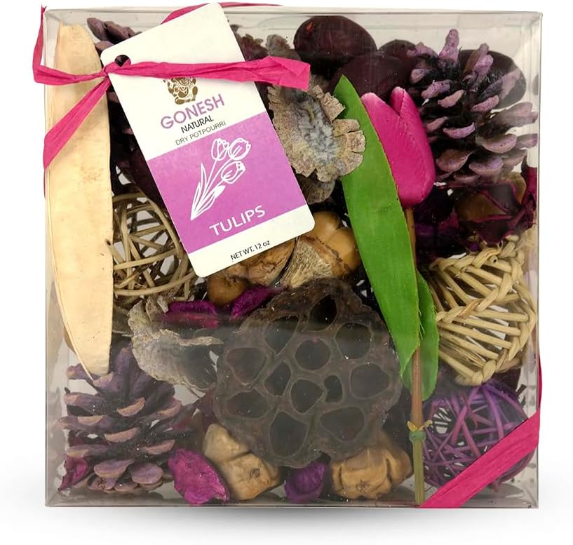 Gonesh Tulip Potpourri 12 oz Acetate Gift Box