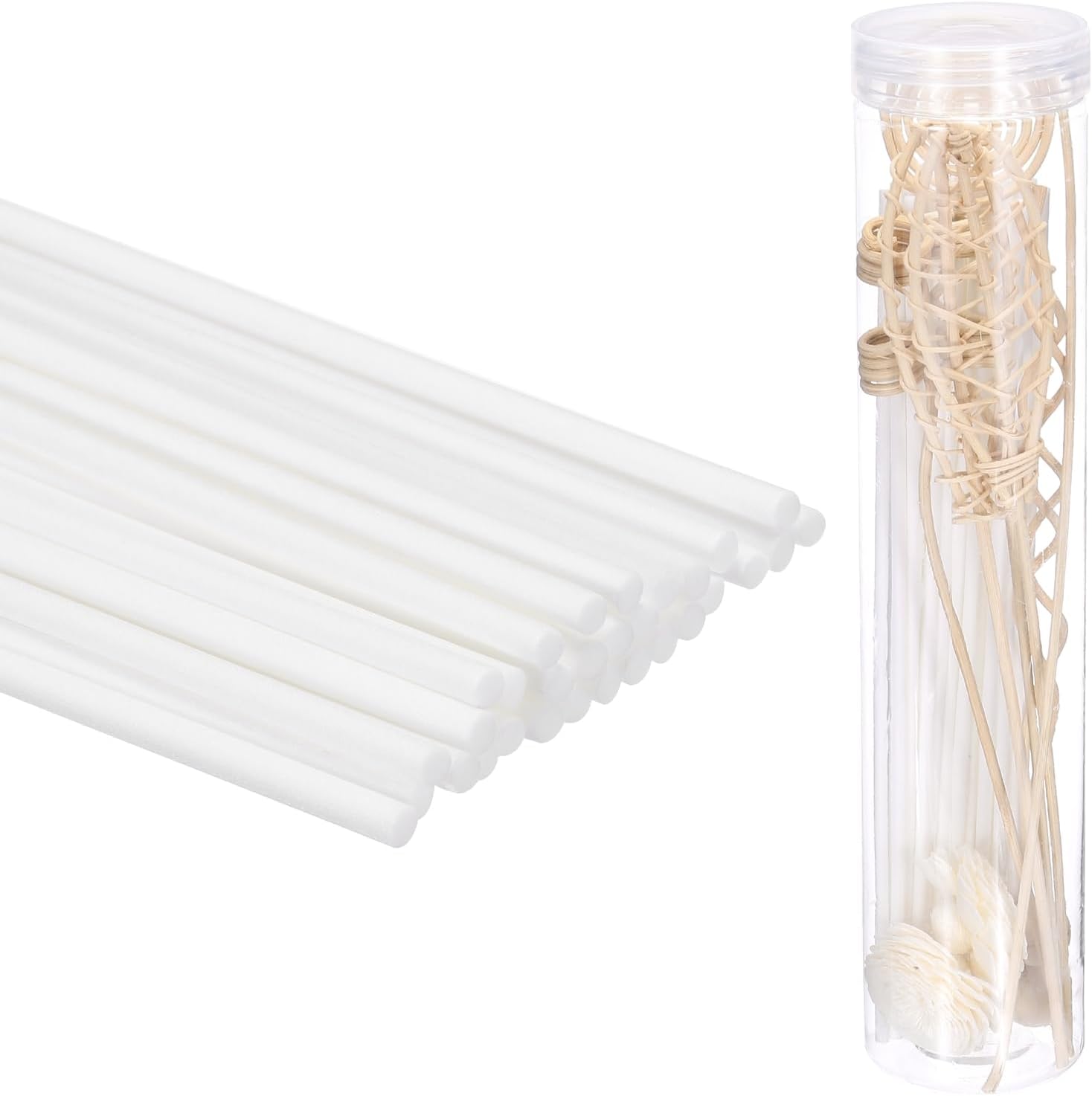 Uxcell 43Pcs Reed Diffuser Sticks Set - White