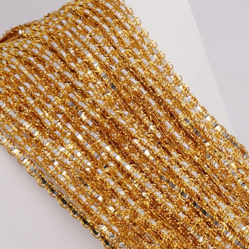 Gold Glitter String Curtain for Home Decor