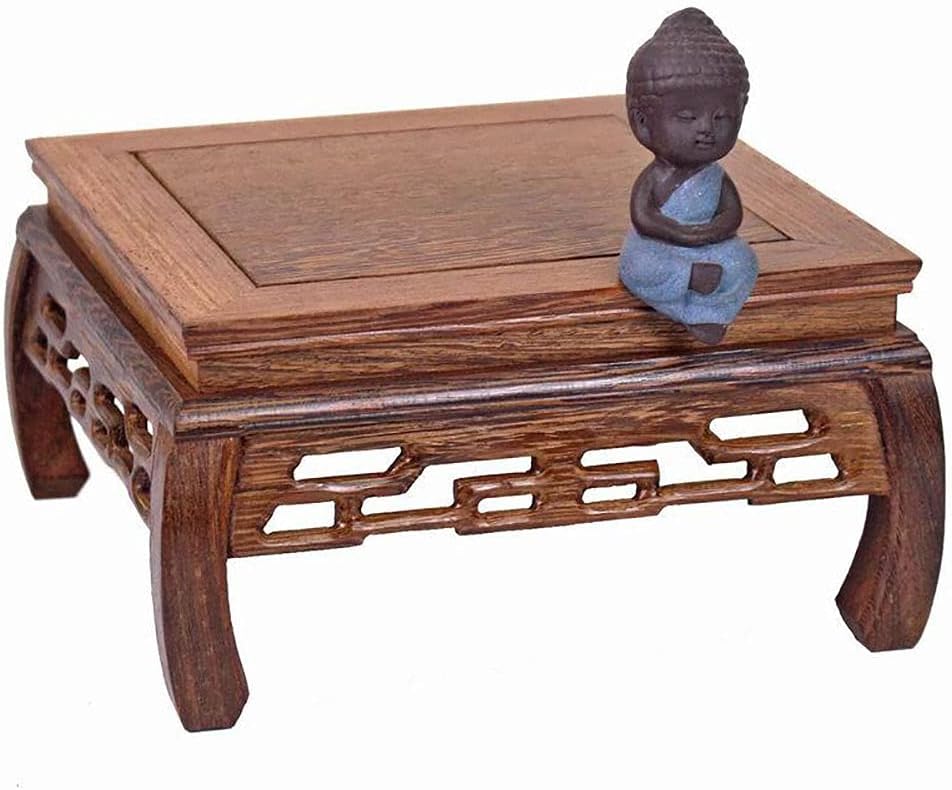 Oriental Furniture Rosewood Solid Wood Pedestal Display Stand