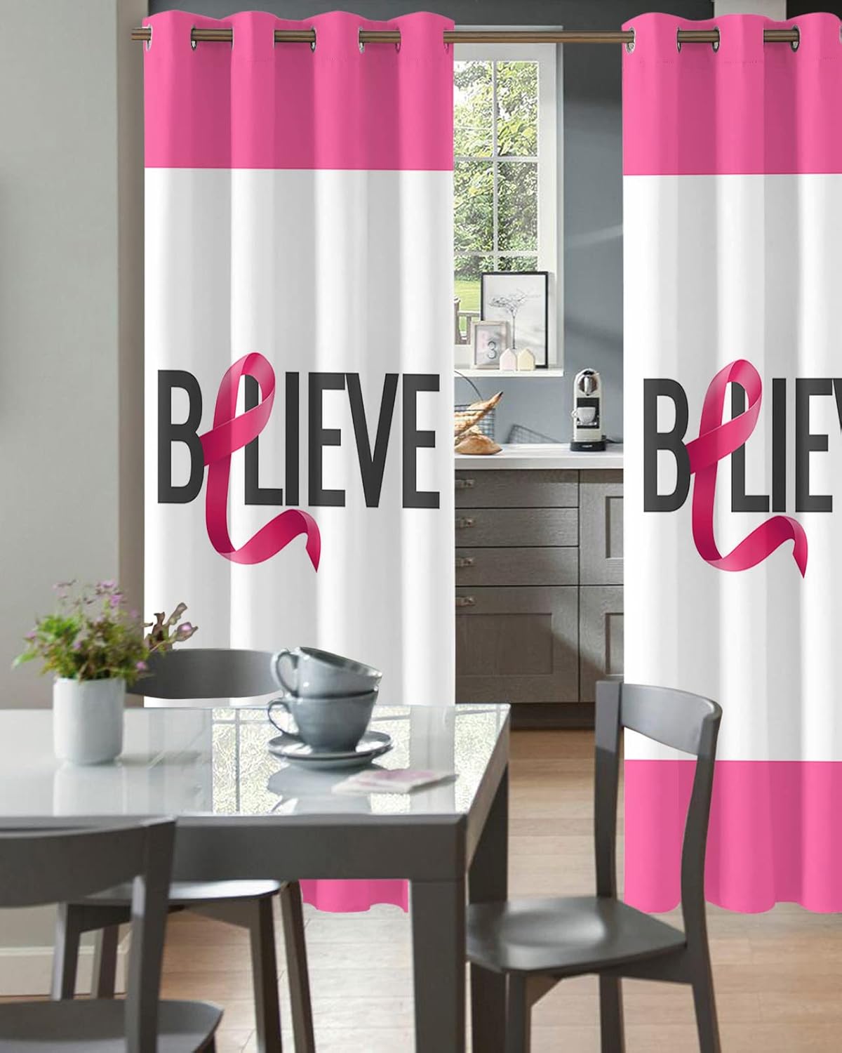 Believe Doorway Curtains - Blackout 84 Inches Long