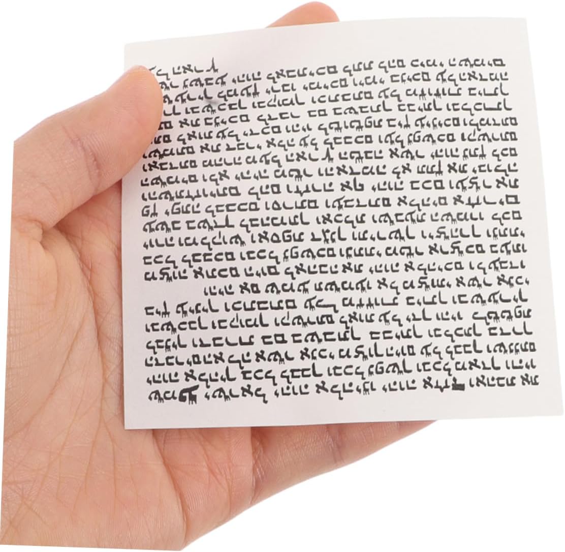 Zerodeko 100pcs Mezuzah Scroll for Door Decorations