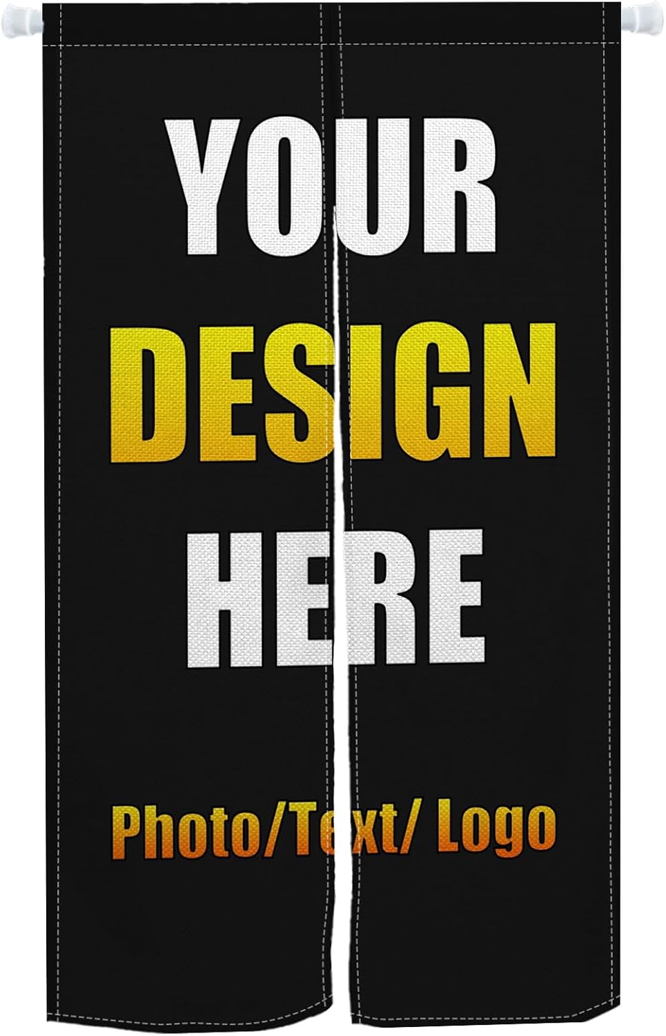 Leowefowa Custom Noren Curtain with Photo Print