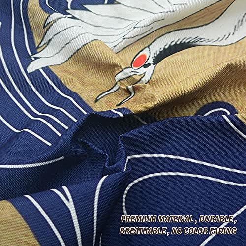 LIGICKY Retro Japanese Noren Curtain Linen