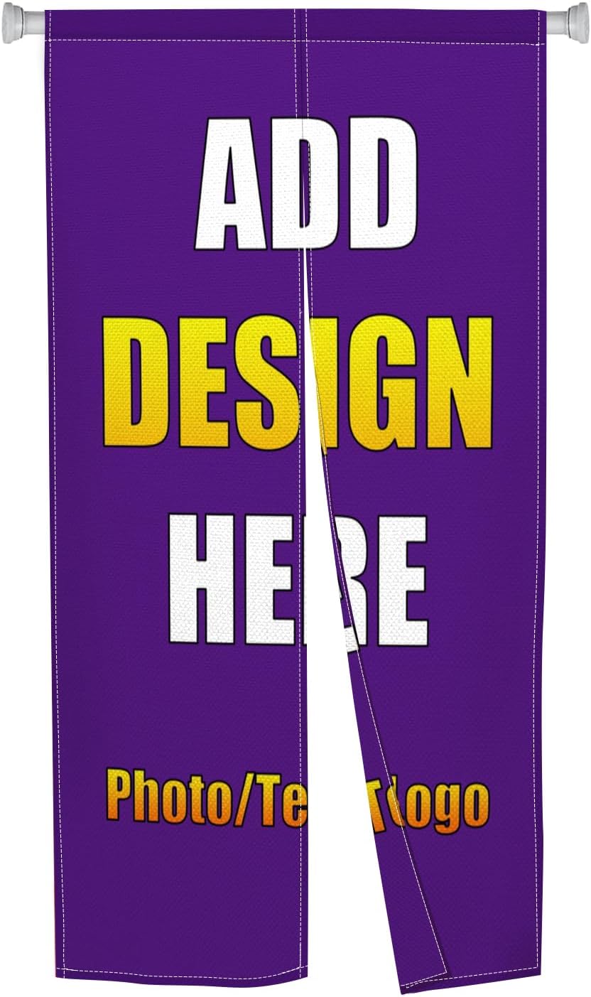Customize Noren Curtain with Personalized Photo and Logo