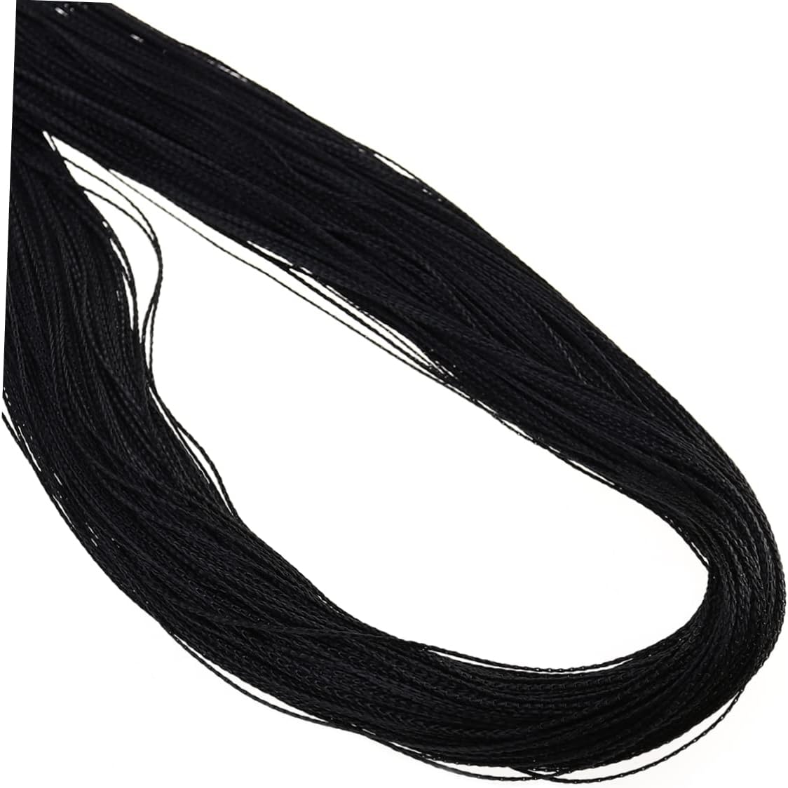 ABOOFAN Rod String Curtain with Tassels Black Doorway Decor