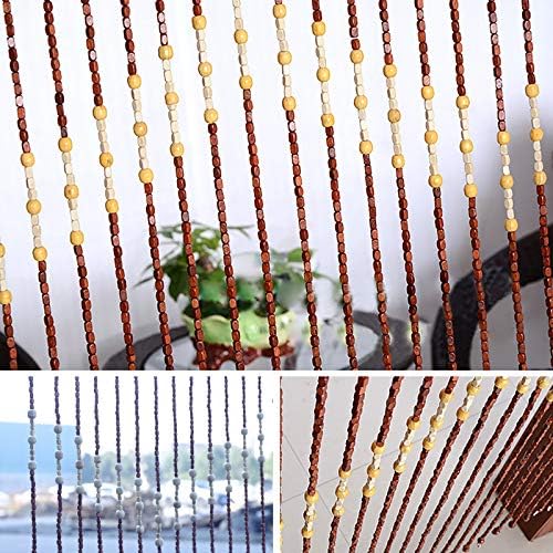 TFCFL 27 String Wooden Beaded Curtains 90x175cm