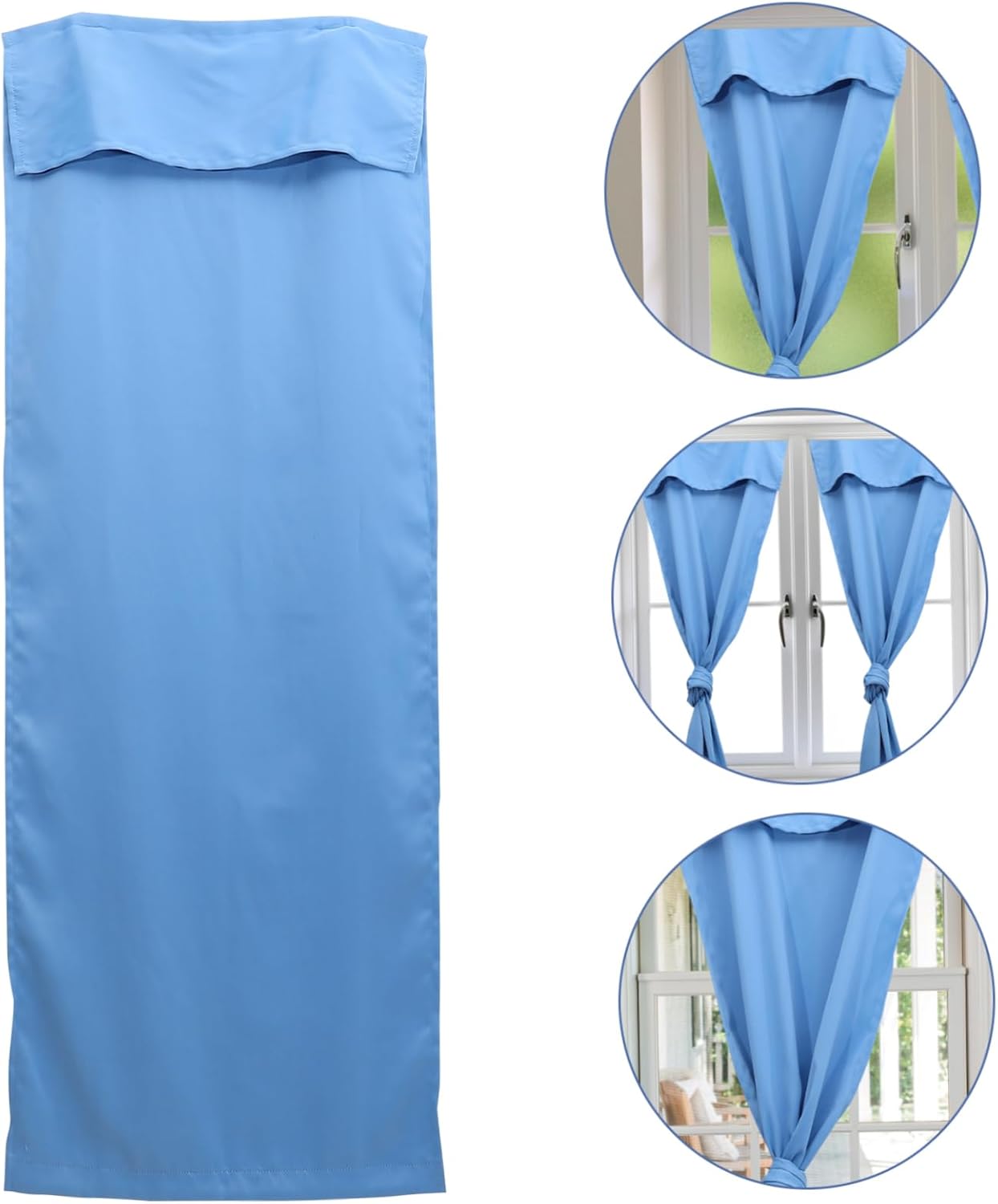 Ciieeo Blackout Curtain for French Doors