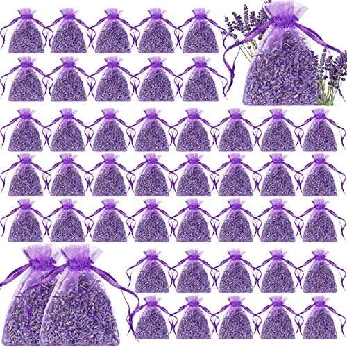 Reginary 120 Pack Lavender Sachets for Drawers Closets