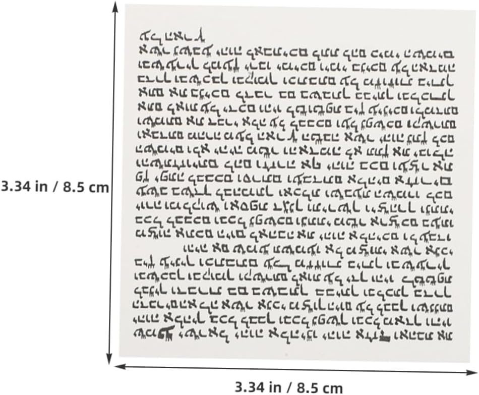 Zerodeko 100pcs Mezuzah Scroll for Door Decorations