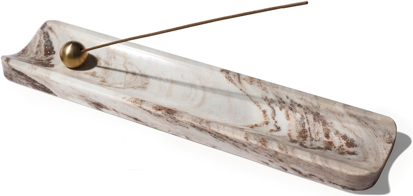 Koville Italian Marble Incense Holder for Sticks