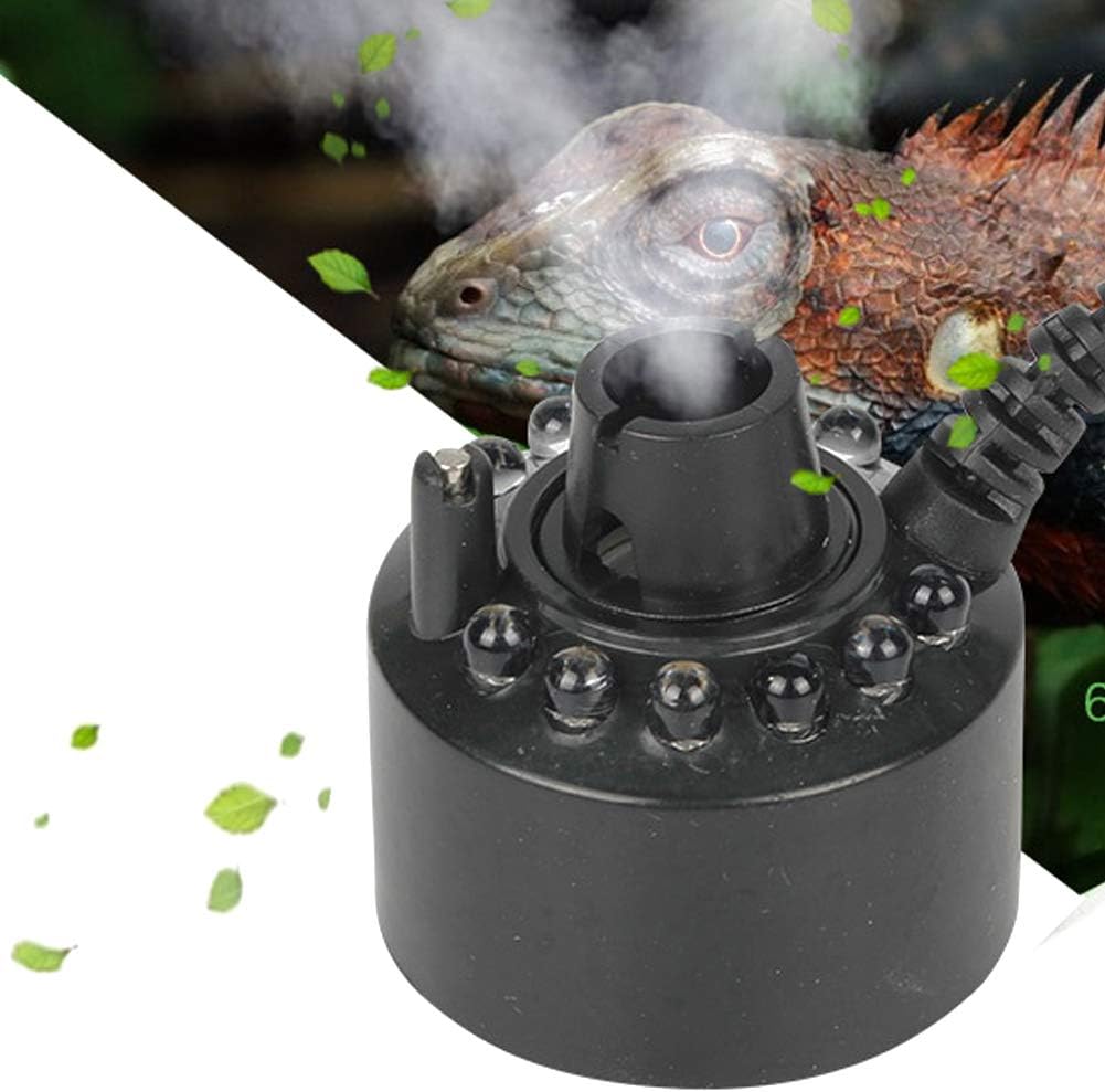 FUZHUI Mist Maker with LED Light 12W Reptile Humidifier