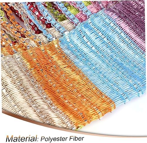 Rainbow Door Curtain with Tassels - 3937x7874 Inch