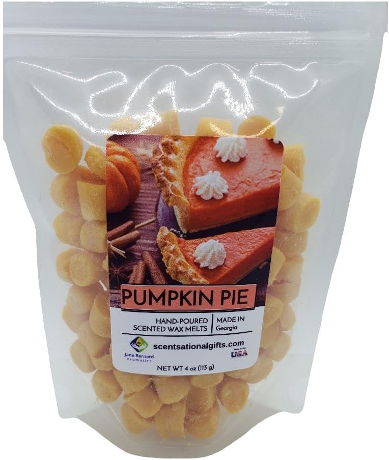 Jane Bernard Scented Wax Tart Melts Pumpkin Pie 4 Oz Bag
