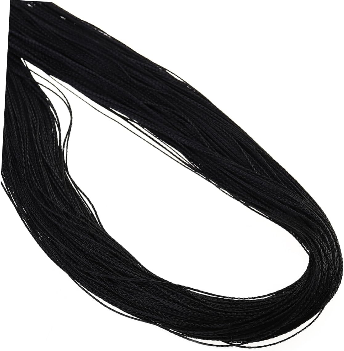 Black Thread Curtain Tassel Valance for Doorway Decor