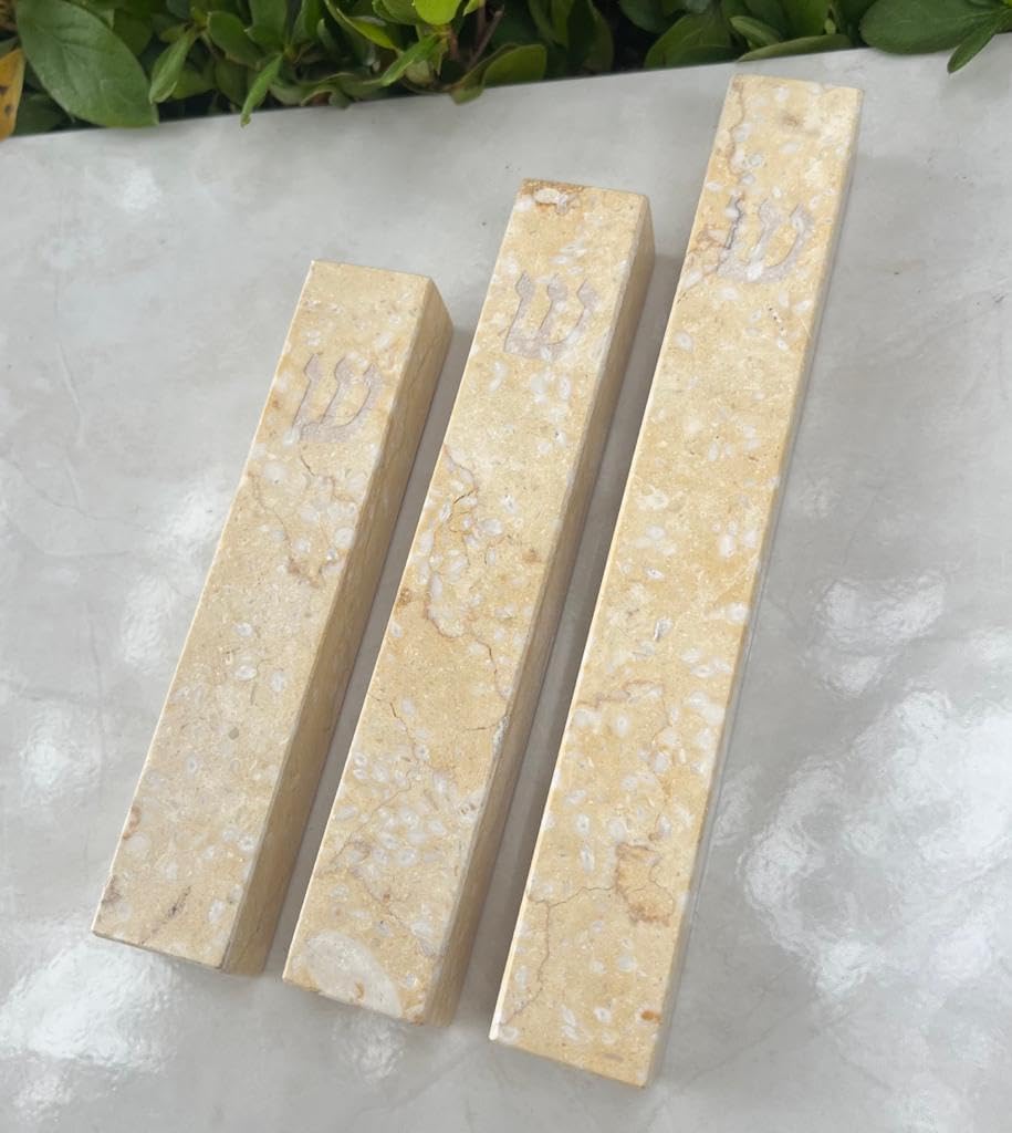 AS Mezuzah Case with Engraved Shin Design