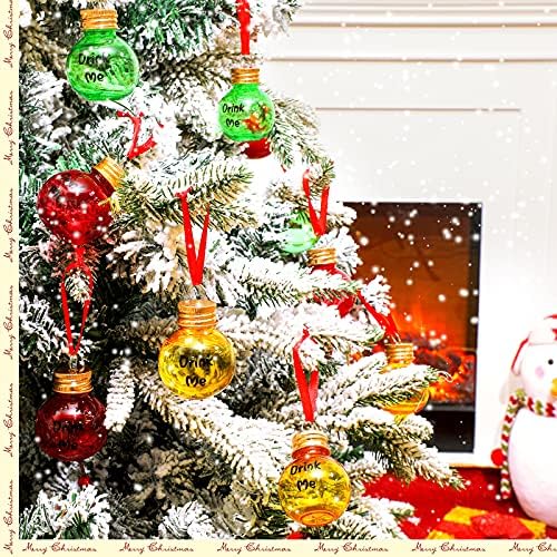 9 Piece Booze Filled Christmas Tree Ornaments Set