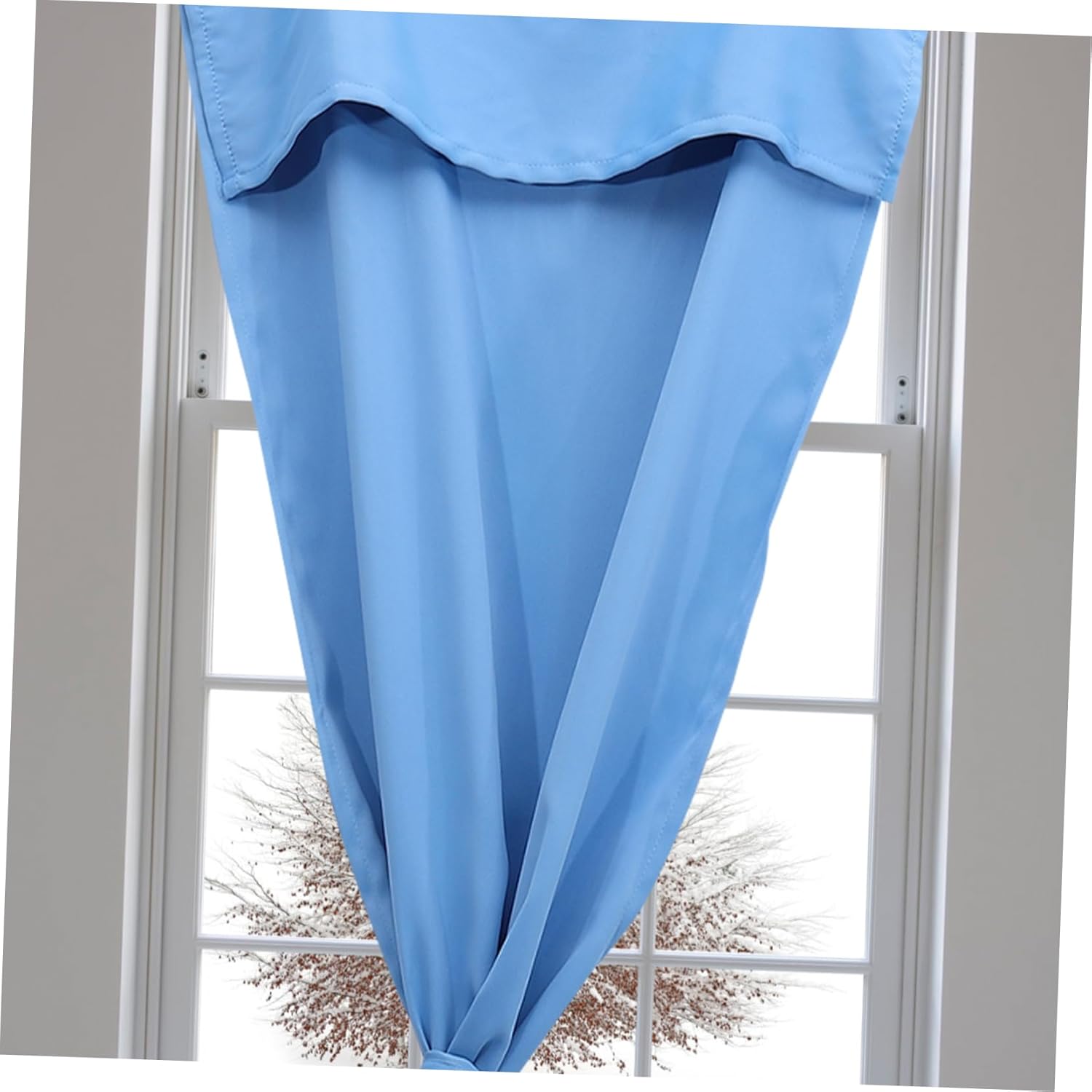 Luxshiny Blackout Door Curtain for Kitchen Bedroom Bathroom