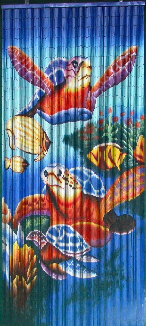 Beaded Curtain 125 Strand Sea Turtles Handmade