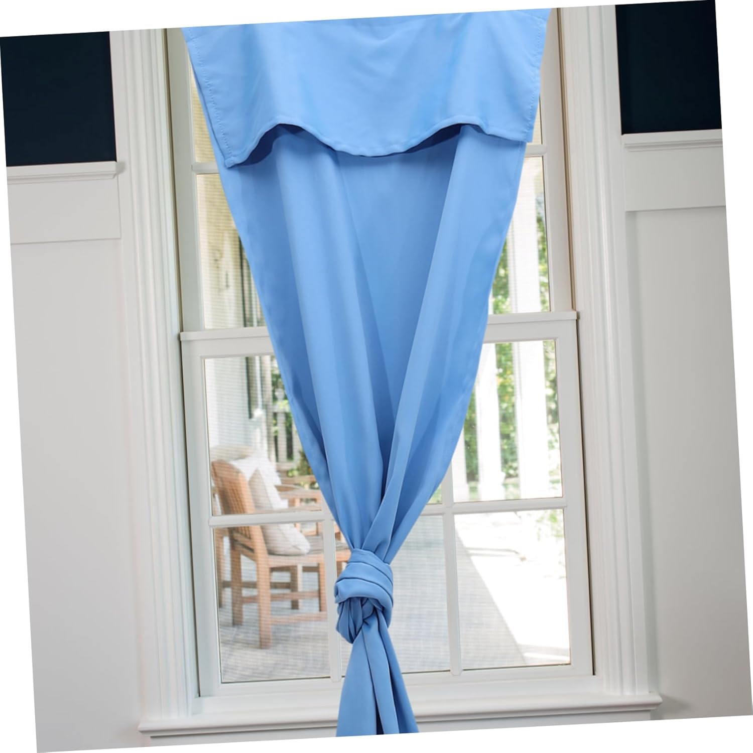 Luxshiny Blackout Door Curtain for Kitchen Bedroom Bathroom