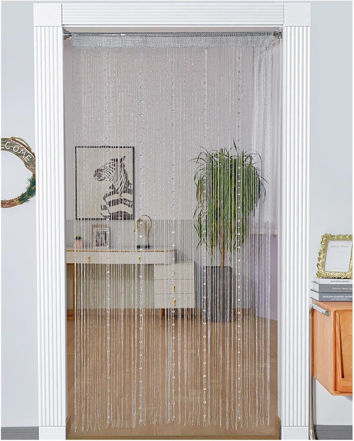 String Curtains with Tassels for Doorways and Decor