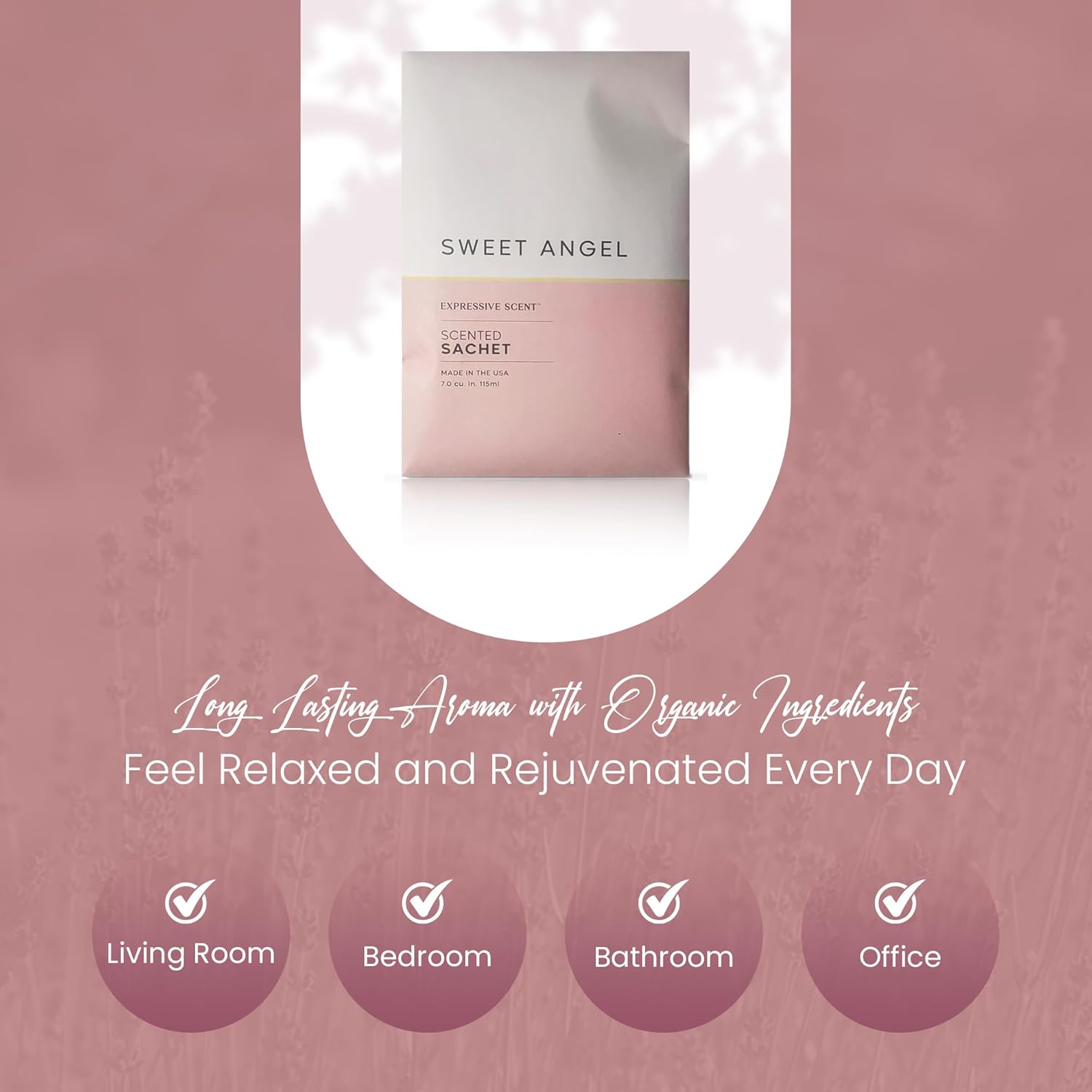 6 Pack Sweet Angel Home Fragrance Sachets