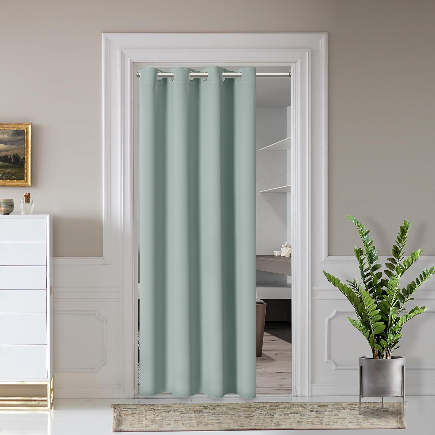 AOSKY Door Curtains for Privacy and Light Block