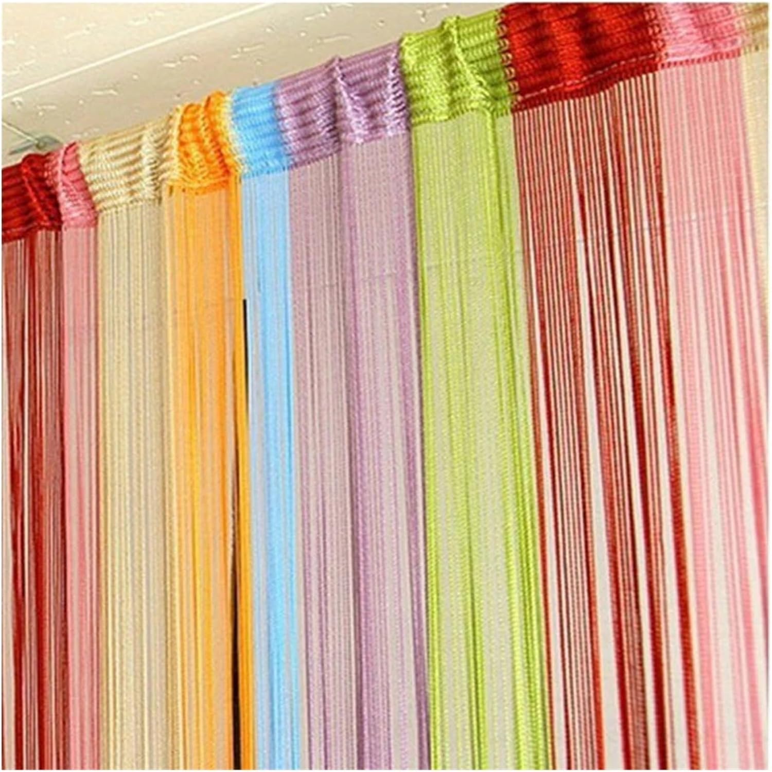 Mixed Color Thread Curtains 100x200cm Panels