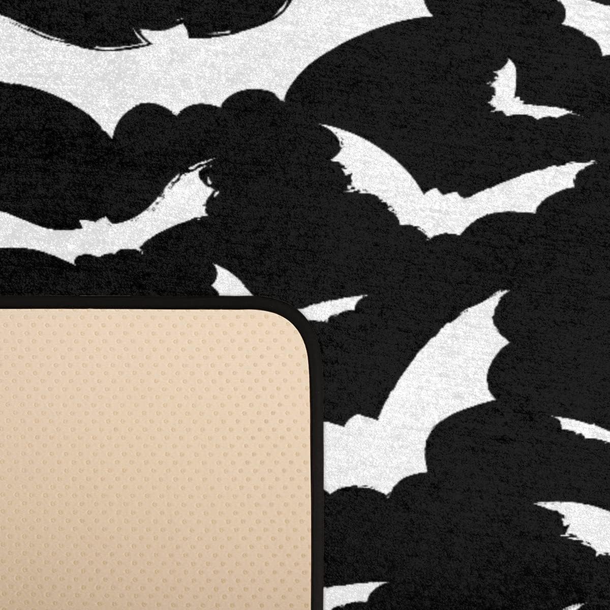 Halloween Bat Runner Rug 2x6 ft Non Slip