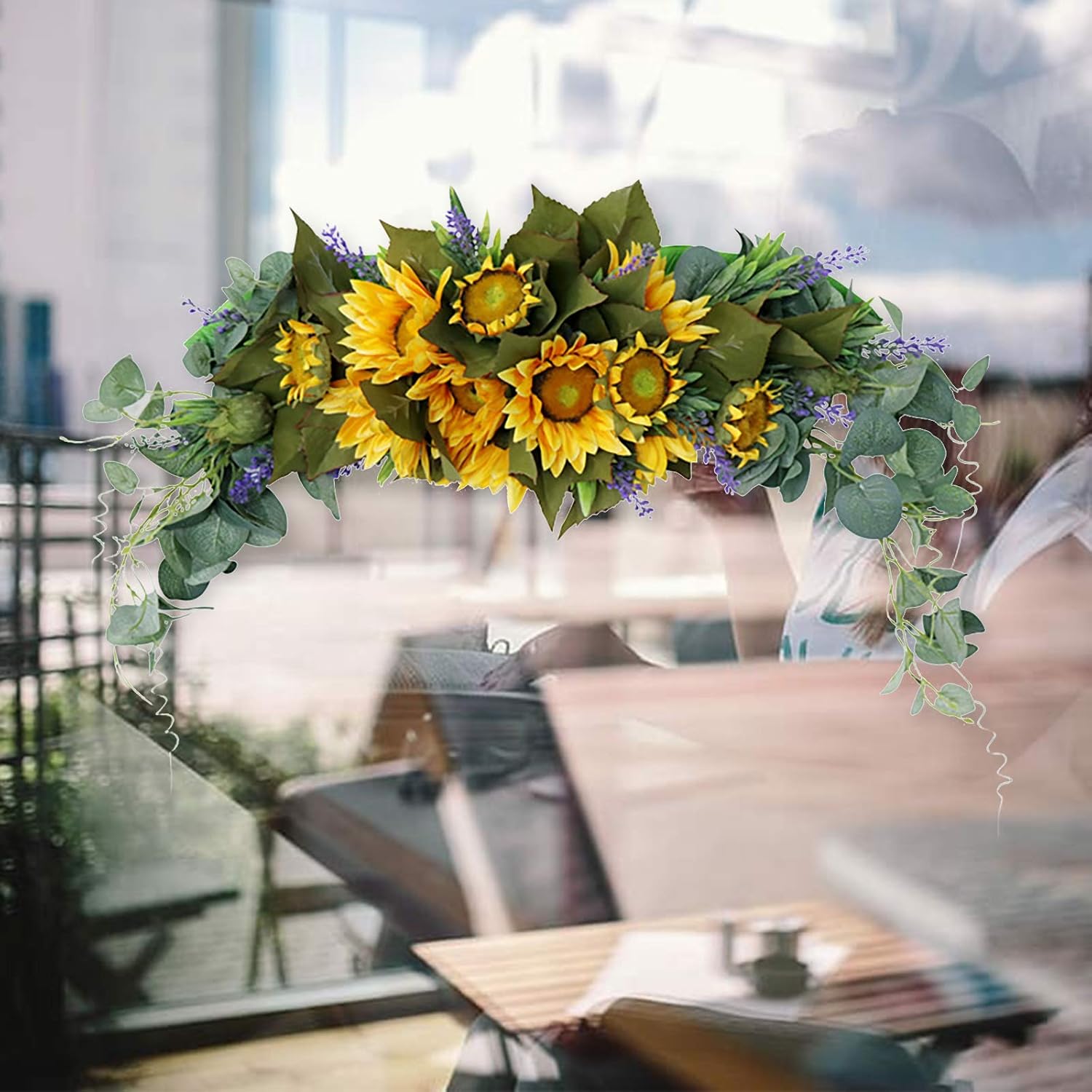 30 Inch Artificial Floral Swag Wreath Garland