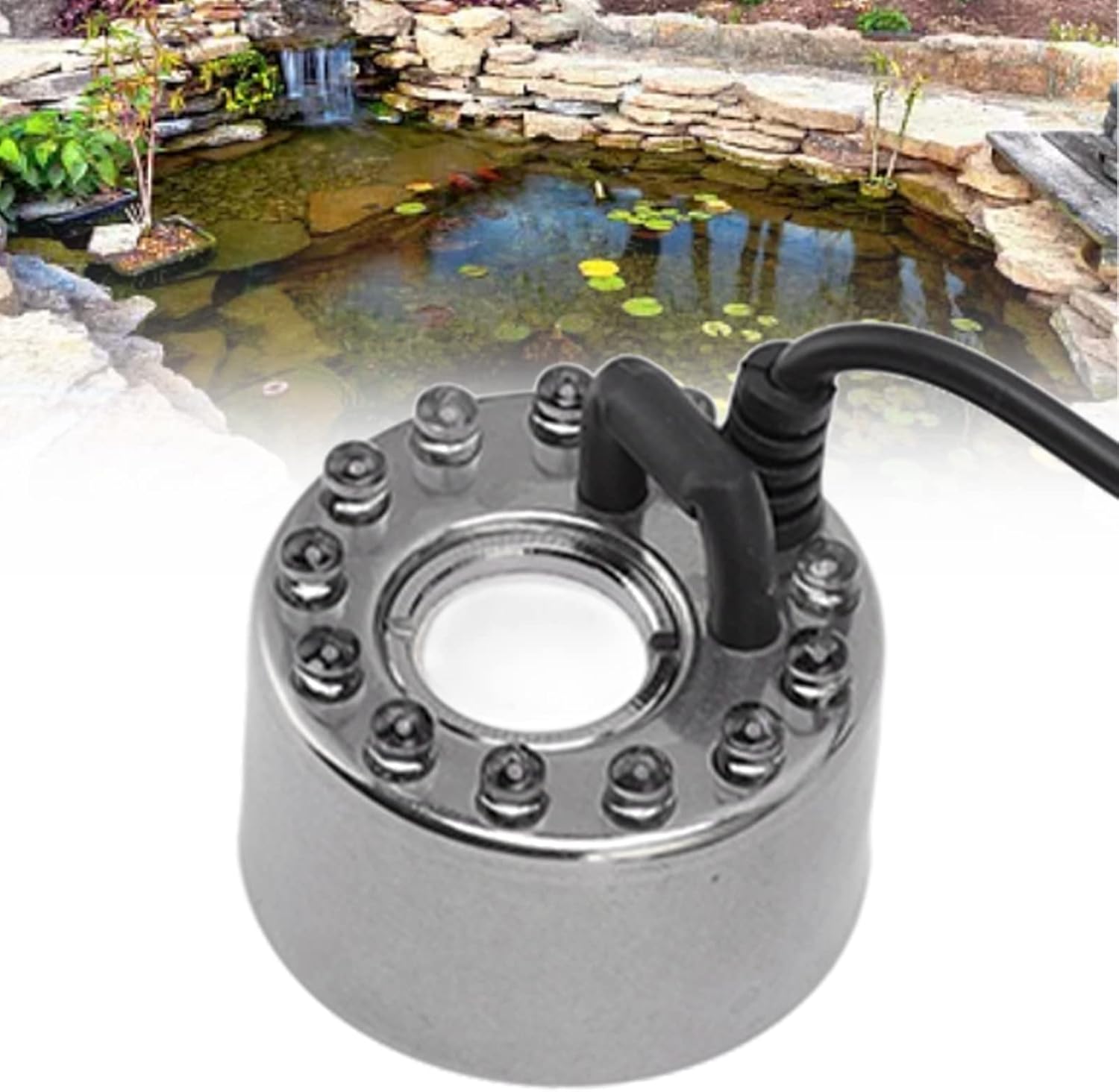 PerGar 12 LED Mister Fogger for Water Features