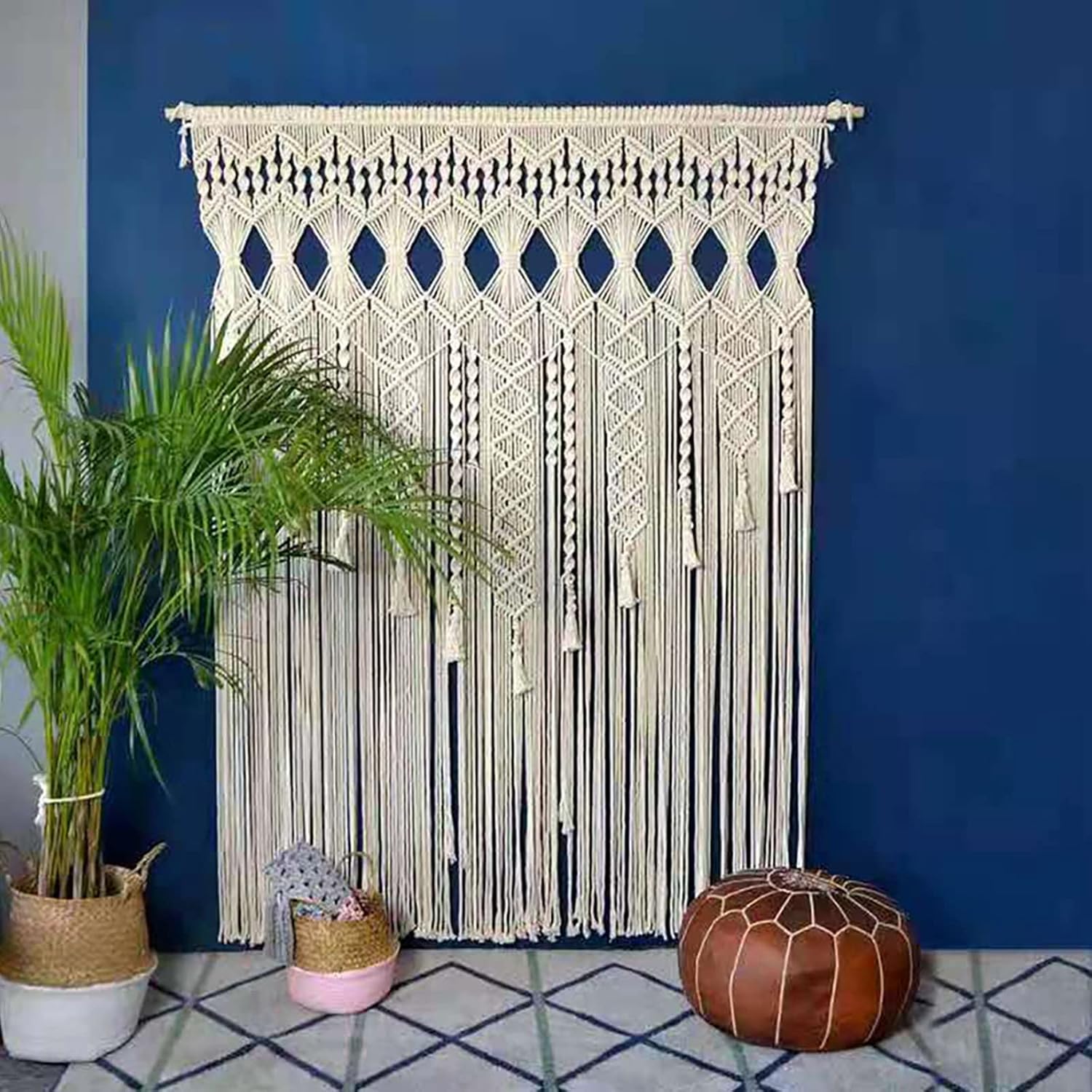 CHALIGHT Large Macrame Boho Chic Wall Hanging Tapestry