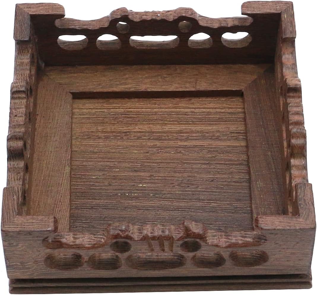 Traditional Craft Wooden Display Stand 4x4 Inch Pedestal