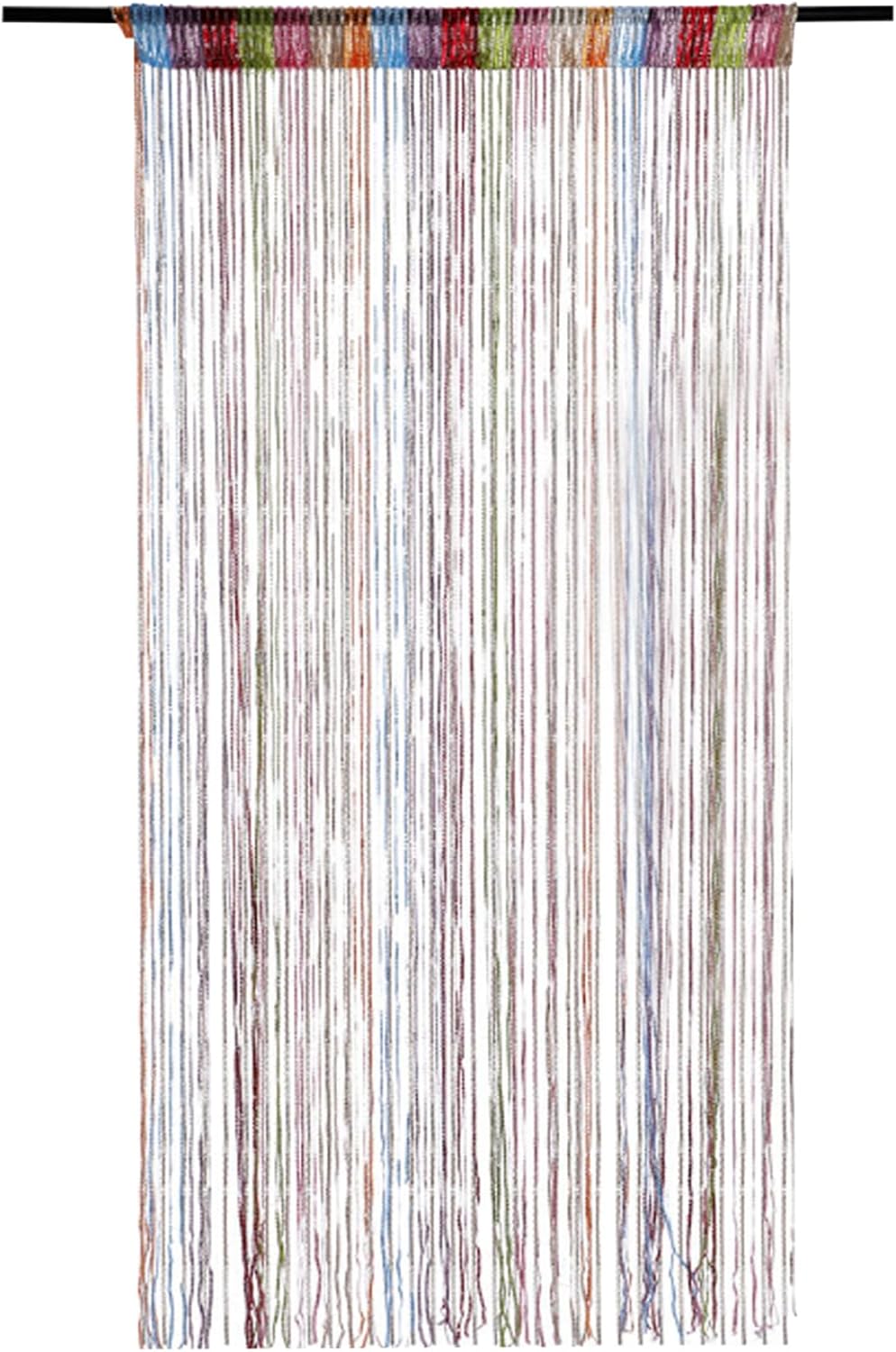 Rainbow Door Curtain with Tassels - 3937x7874 Inch