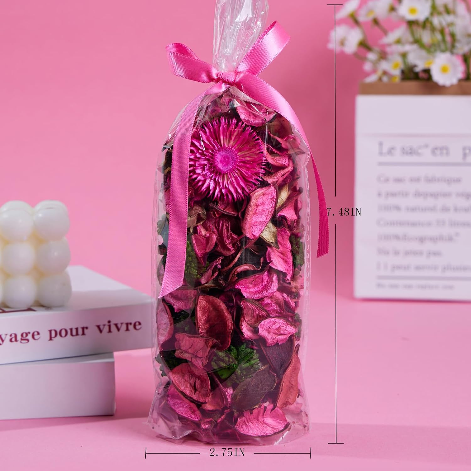 Pretysnow Spring Potpourri Bags Rose Scented