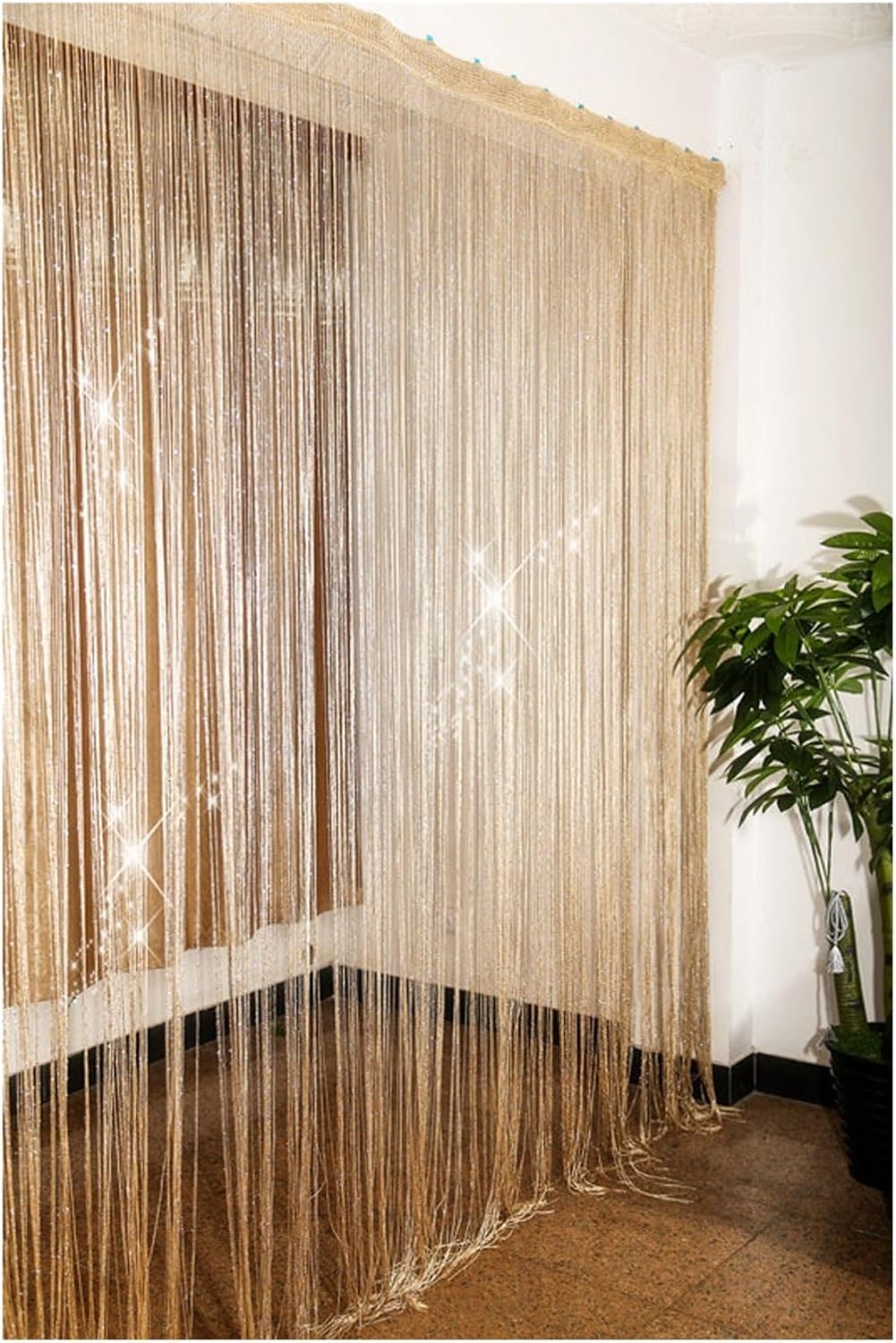 Beaded String Curtain for Doorway and Window