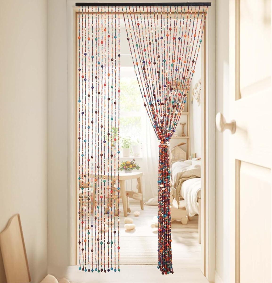 Doorway Beads Bamboo Curtain 38 Strands 354x748in
