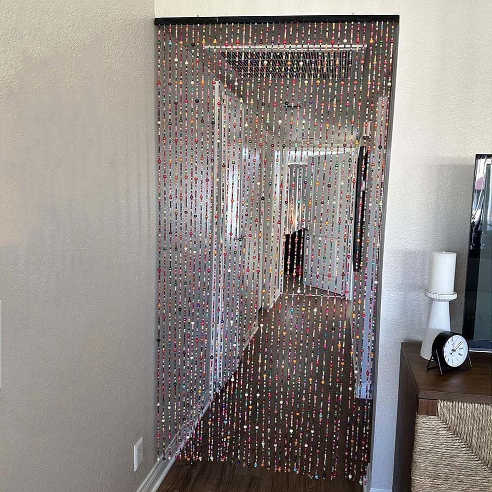 Beaded Door Curtain 38 Strands Room Divider Panel Blinds