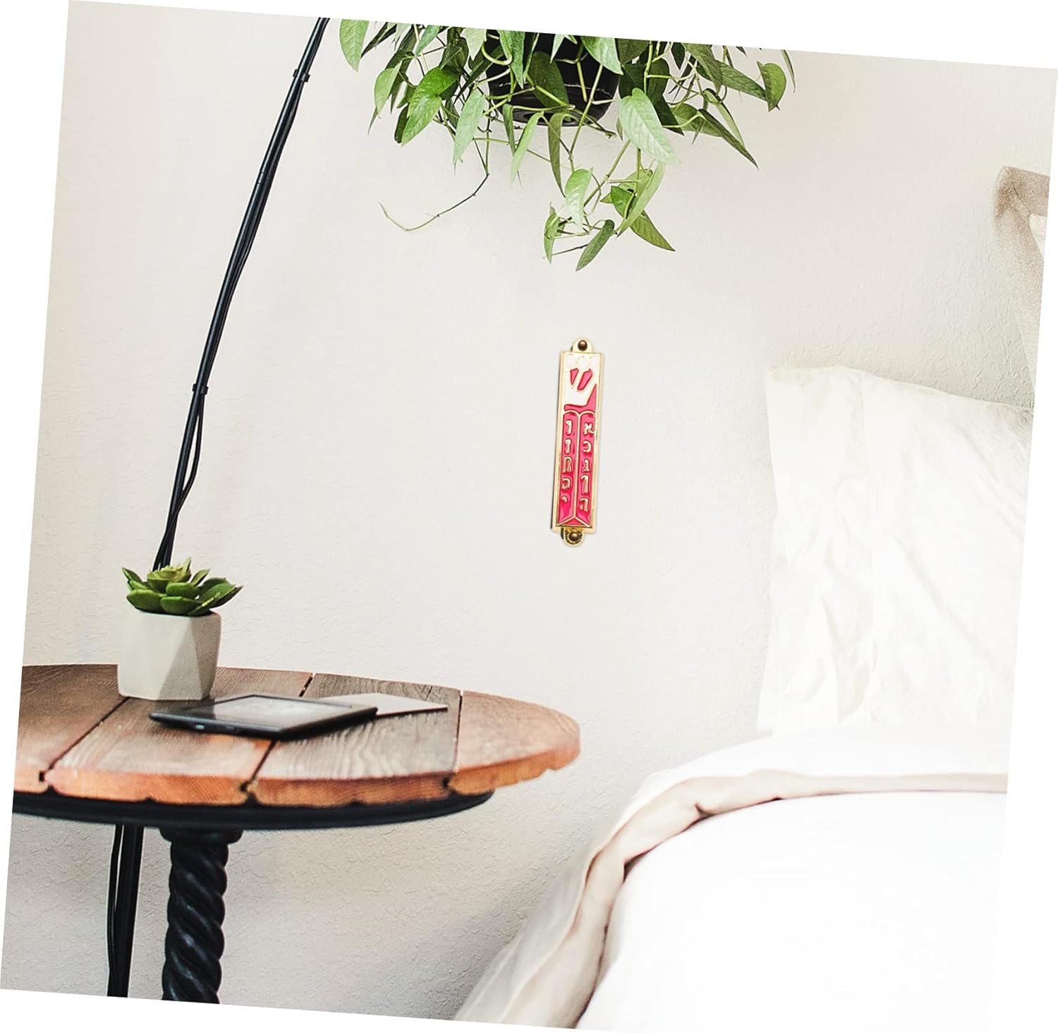 Happyyami Retro Metal Mezuzah Door Decor