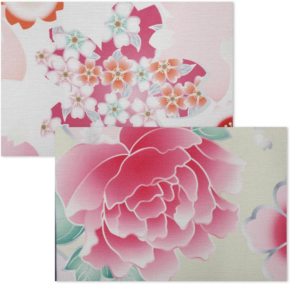 Noren Japanese Doorway Curtain with Fusuma Print Pattern3