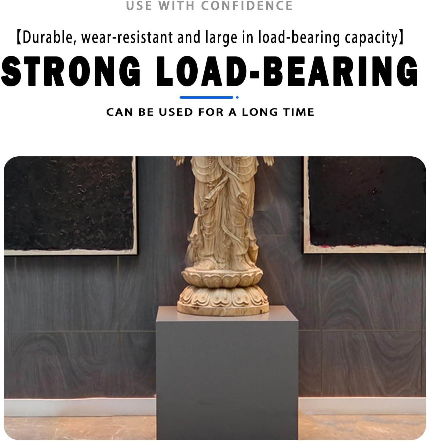 Modern Square Display Pedestal Stand for Events and Stores