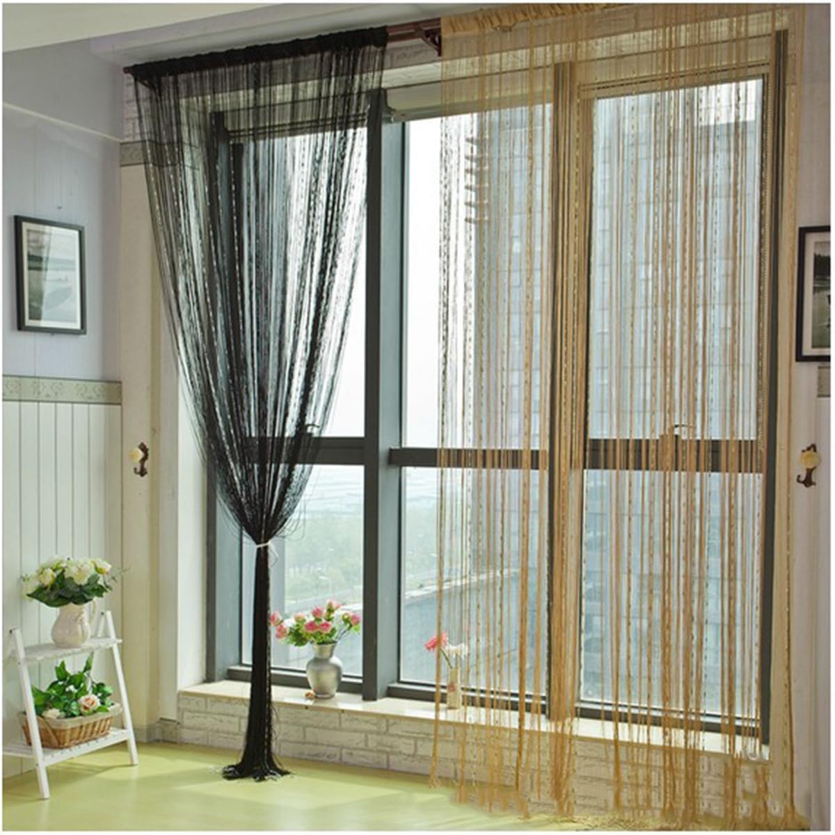 Beaded String Curtains for Door and Window Decor