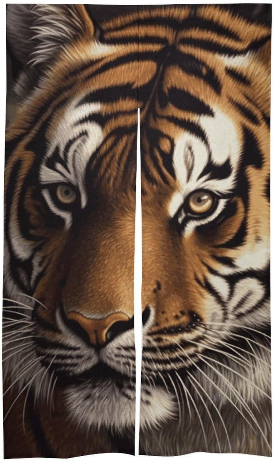 Bengal Tiger Door Curtain 57x17 Inches