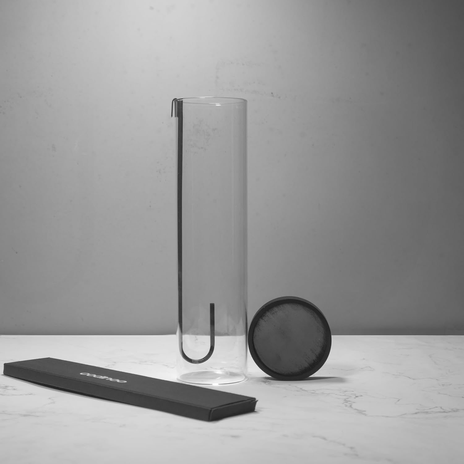 Modern Incense Holder with Glass Ash Catcher