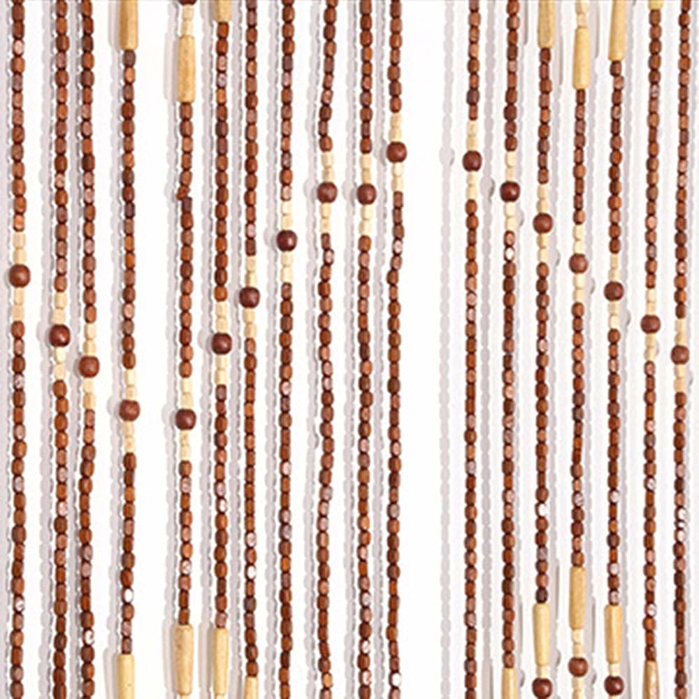 Wooden Bead Curtain 32 Lines for Living Room and Bedroom