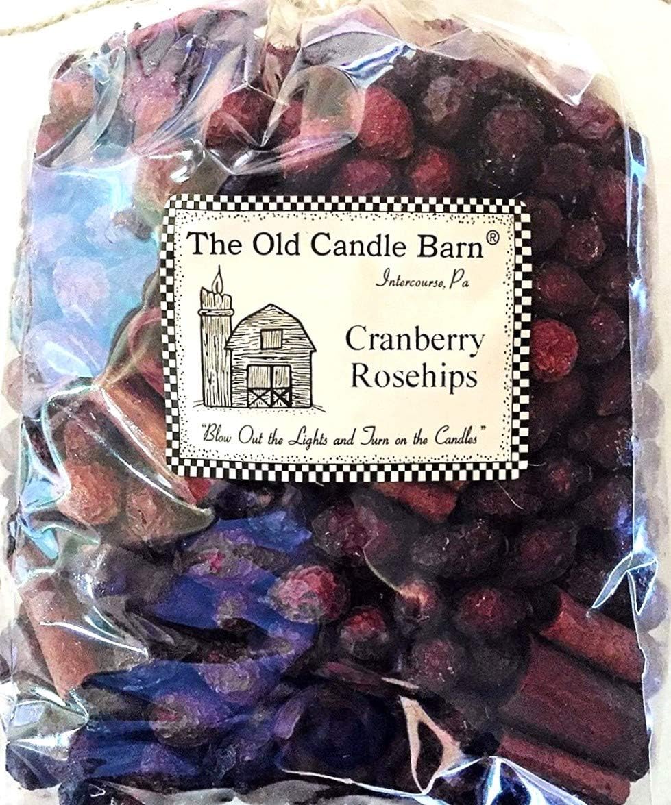 Cranberry Rosehips Potpourri 4 Cup Bag - USA Made