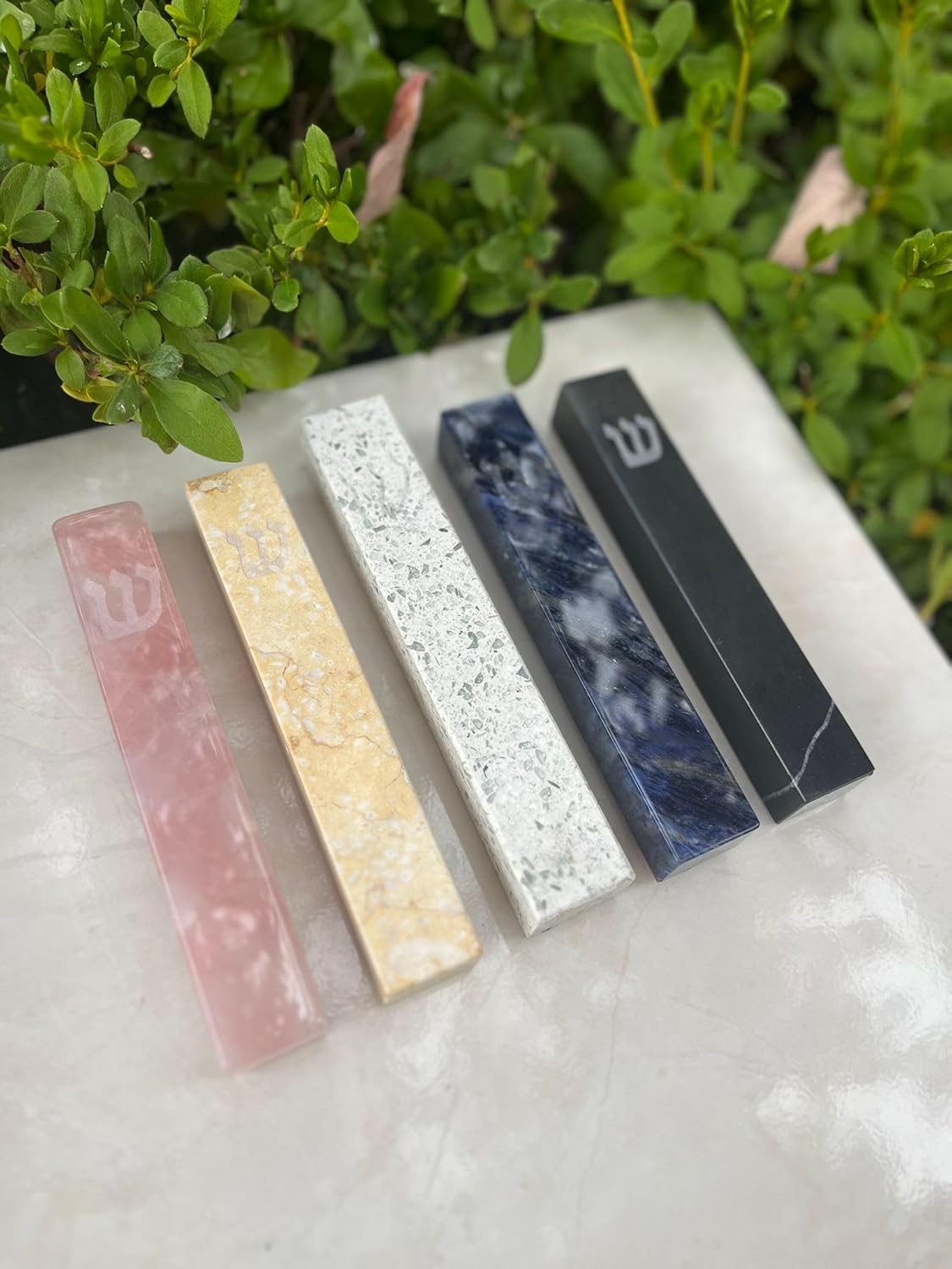 AS Mezuzah Case with Engraved Shin Design