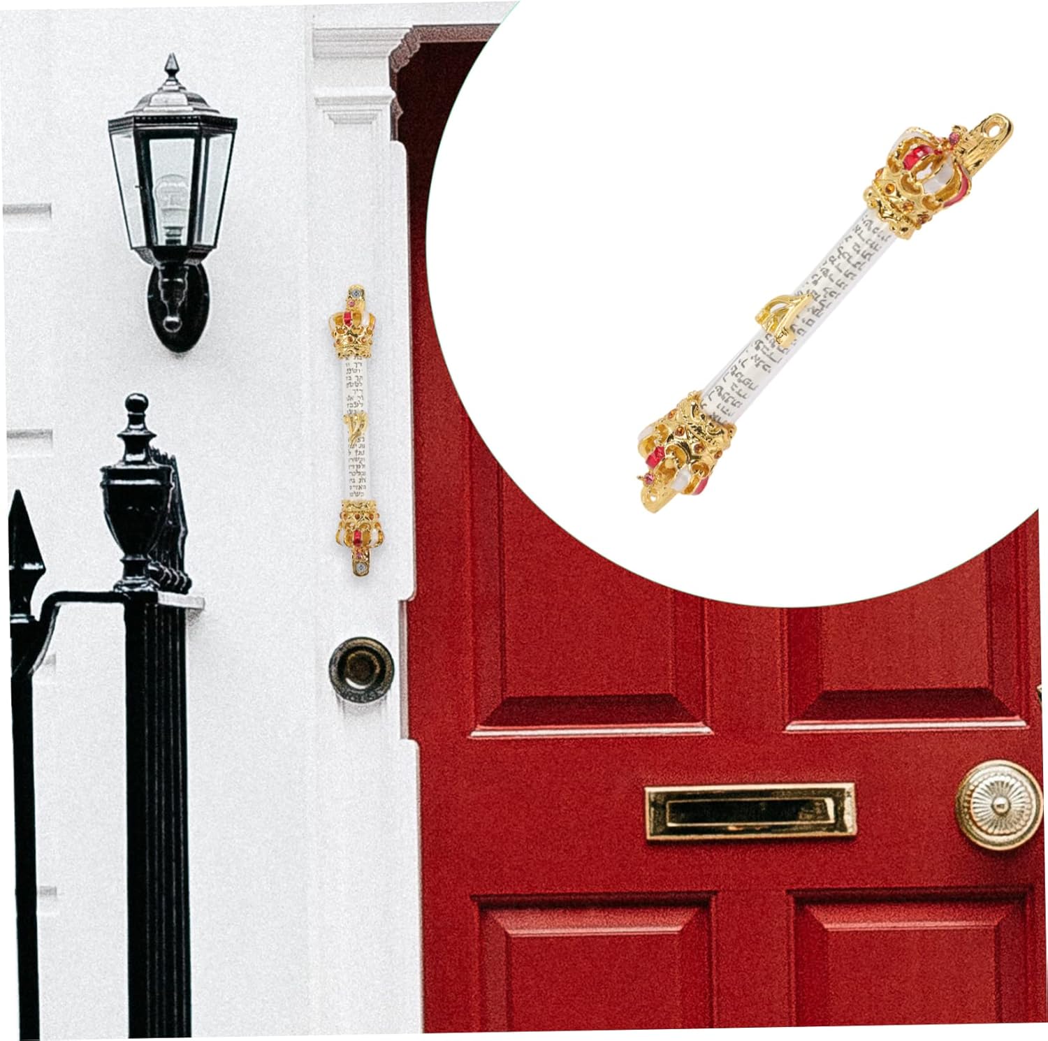 Magiclulu Bible Doorpost Crown Jewish Blessing Mezuzah